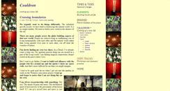 Desktop Screenshot of cauldron.firetree.net